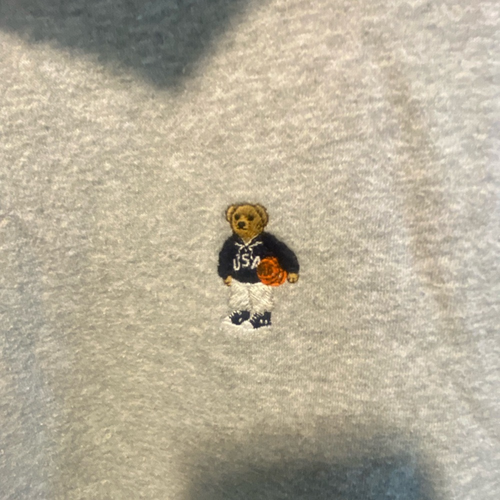 Polo by Ralph Lauren Gray Hoodie with Cozy Hood and Soft Fabric - Picture 2 of 6